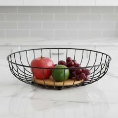 Фруктівниця "Фруктовий едем", чорна, 28 * 7 см ВРЯТОВАНА ПОЗИЦІЯ (9282-003)