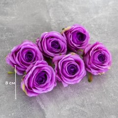 Головка троянди, бузкова, 8 см (8502-008/3)