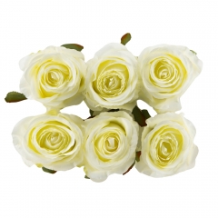 Головка троянди, біла, 8 см (8502-008/4)