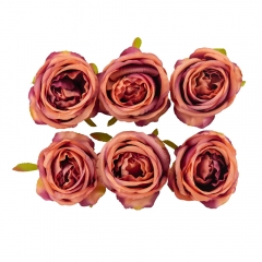 Головка троянди, бузково-рожева, 9 см (8502-009/2)