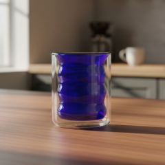 Склянка з подвійними стінками  "Хвиля", 200 мл * Рандомний вибір дизайну (9095-003)