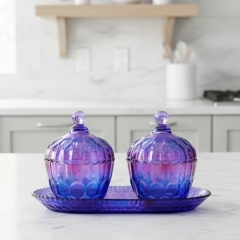 Набір з 2 ємностей для зберігання "Лазурит", 13 см (9113-016)