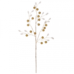 Декоративна гілка "Золоті іскри", 37 см (9155-001)