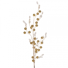 Декоративна гілка "Золоті іскри", 55 см (9155-002)