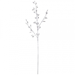 Декоративна гілка "Срібне сяйво", 69 см (9155-019)