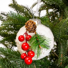 Ёлочная игрушка "Ягодный шарик" (006NZK)