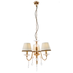 Люстра подвесная с белыми абажурами (3 лампы) (FN015/3) (FN015/3)