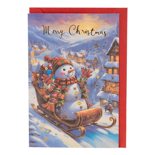 Вітальна листівка з конвертом до Нового Року 