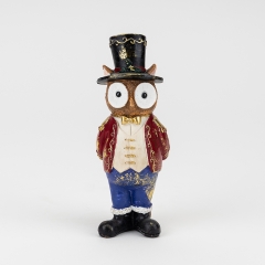 Статуэтка "Сова-аристократ", 17,5 см (5105-008)