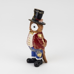 Статуэтка "Сова-аристократ", 17,5 см (5105-008)