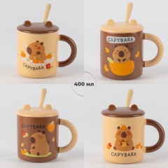 Кружка "Уют с капибарой", 400 мл * Рандомный выбор дизайна (9255-005)