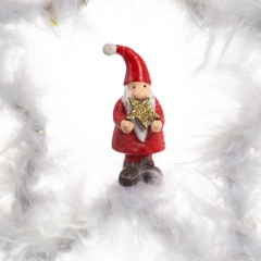 Підвіска "Пухнаста зірка" біла (6003-036)