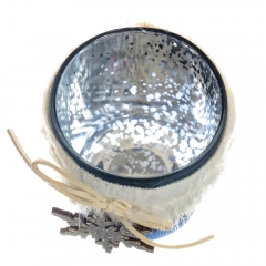 Підсвічник "Пухнастий" синій (6003-038)