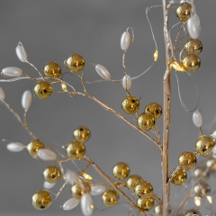 Декоративне дерево з підсвіткою "Сяйво золота", 40 см (9239-002)