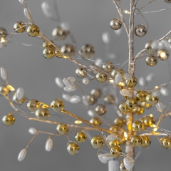 Декоративне дерево з підсвіткою "Сяйво золота", 48 см (9239-004)