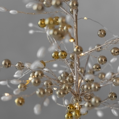 Декоративне дерево з підсвіткою "Сяйво золота", 58 см (9239-006)