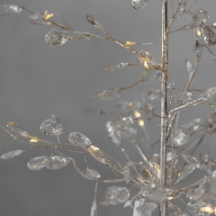 Декоративне дерево з підсвіткою "Золотий кришталь", 49 см (9239-008)