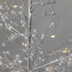 Декоративне дерево з підсвіткою "Срібне сяйво", 59 см (9239-012)