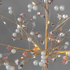 Декоративне дерево з підсвіткою "Перлинний блиск", 60 см (9239-017)