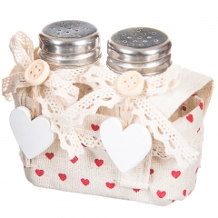 УЦІНКА Набір для спецій (10*6*11) (Незначні дефекти,посіріла тканина корзинки,потертості,невеликі подряпини) (008AW-2)