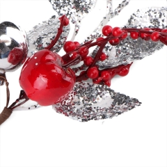 Декоративна гілка "Срібний букет" (2010-168)