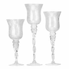 Набір з 3 підсвічників "Крижані візерунки" (9103-003)