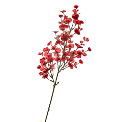 Гілка штучна "Евкаліпт", червона (8408-027)