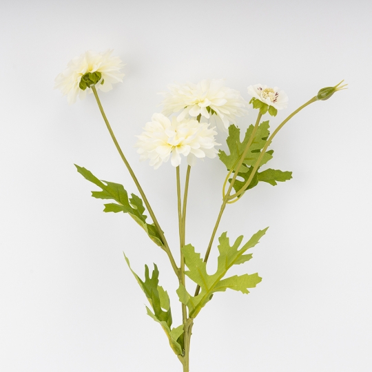 Искусственная хризантема, белая, 55 см СПАСЕННАЯ ПОЗИЦИЯ (9259-015) Искусственная хризантема, белая, 55 см СПАСЕННАЯ ПОЗИЦИЯ (9259-015)