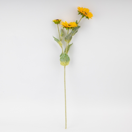 Искусственный подсолнух с 3 бутонами, желтый, 64 см СПАСЕННАЯ ПОЗИЦИЯ (9259-031) Искусственный подсолнух с 3 бутонами, желтый, 64 см СПАСЕННАЯ ПОЗИЦИЯ (9259-031)