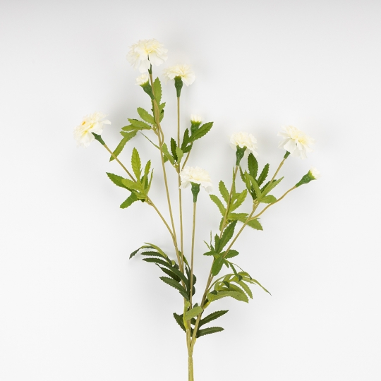 Искусственные бархатцы, белые, 84 см СПАСЕННАЯ ПОЗИЦИЯ (9259-038) Искусственные бархатцы, белые, 84 см СПАСЕННАЯ ПОЗИЦИЯ (9259-038)