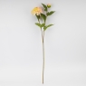Штучна жоржина з 2 бутонами, жовто-рожева, 66 см ВРЯТОВАНА ПОЗИЦІЯ (9259-049)