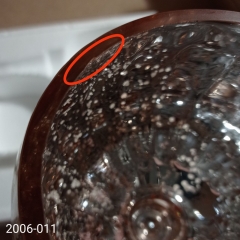 УЦІНКА Набір з 3 свічників "Блиск" (Немає одного підсвічника,сколи,бульбашки,потертості фарби) (00BR-2006-011/1)