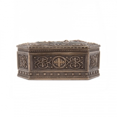 УЦІНКА Скринька "Діва Марія та Ісус" 12х8 см. (Тріщини) (00BR-75937A4)