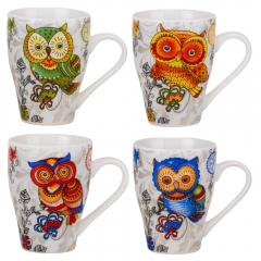 Чашка "Очаровательная сова", 300 мл * Рандомный выбор дизайна (0083J)