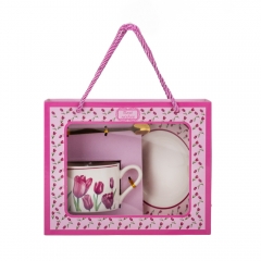 Набор чашек с блюдцами "Цветочная весна" (на 2 персоны) 200 мл (9199-001)