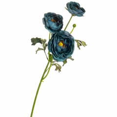 Букет штучний "Ранункулюс", синій (8114-018)