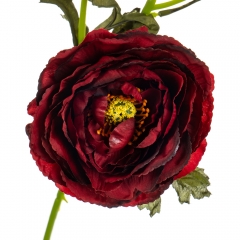 Букет штучний "Ранункулюс", бордовий (8114-020)