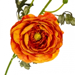 Букет штучний "Ранункулюс", помаранчевий (8114-021)