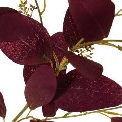 Букет "Сухоцвіт з бордовим листям" (8114-023)