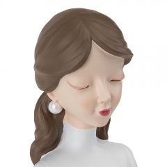 Статуетка "Elegance", біла (8924-016)