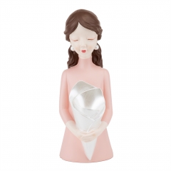 Статуетка "Elegance", рожева (8924-017)
