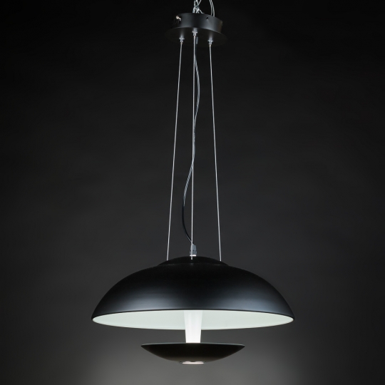 Люстра підвіс чорна металева (ZW001/1 (black))