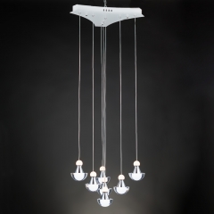 Люстра подвесная на 7 стеклянных лампочек (ZW002/7) (ZW002/7)