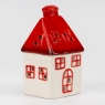 Світлодіодний будиночок (LED), біло-червоний, 15,6 см (6039-005)