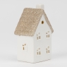 Світлодіодний будиночок (LED), білий, 13 см (6039-011)