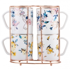 Набор кружек "Цветочное вдохновение", 280 мл (9028-018)