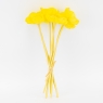 Букет маків, 7 бутонів, жовтий, 35 см ВРЯТОВАНА ПОЗИЦІЯ (9259-080)