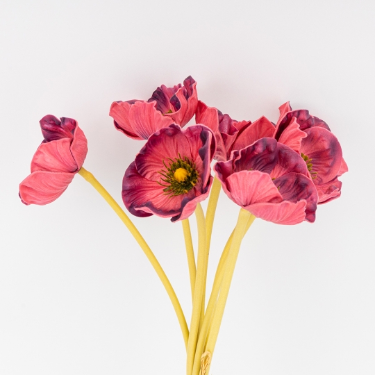 Букет маков, 7 бутонов, розово-фиолетовый, 35 см СПАСЕННАЯ ПОЗИЦИЯ (9259-083) Букет маков, 7 бутонов, розово-фиолетовый, 35 см СПАСЕННАЯ ПОЗИЦИЯ (9259-083)