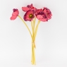 Букет маков, 7 бутонов, розово-фиолетовый, 35 см СПАСЕННАЯ ПОЗИЦИЯ (9259-083)