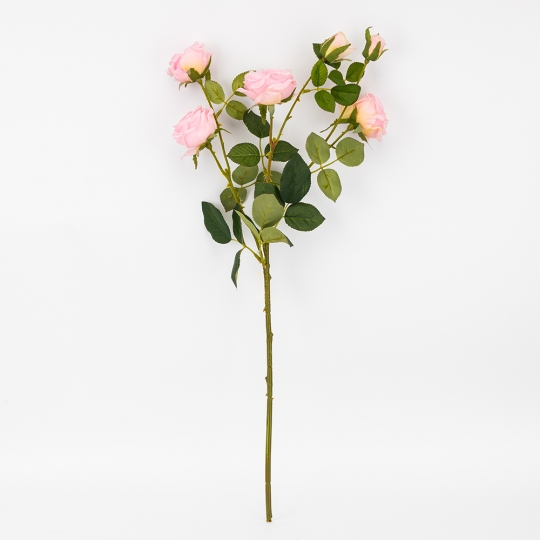 Латексная роза с 6 бутонами, розовая, 60 см СПАСЕННАЯ ПОЗИЦИЯ (9259-107) Латексная роза с 6 бутонами, розовая, 60 см СПАСЕННАЯ ПОЗИЦИЯ (9259-107)